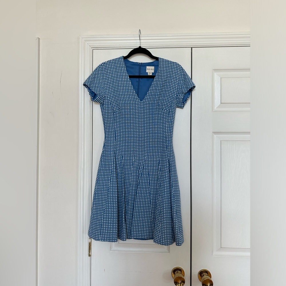 Reiss blue dress